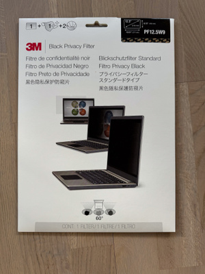 3M Black Privacy Filter PF12.5W9