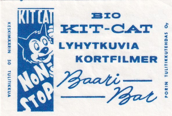 Bio KIT -CAT. Lyhytkuvia. Baari - Bar  s67