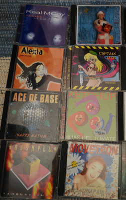 17kpl pop/dance cd-levyjä