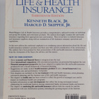 Kenneth Black ym. : Life & Health Insurance - pikkukuva 2