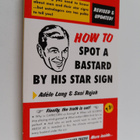 Adele Lang ym. : How to Spot a Bastard by His Star Sign - pikkukuva 1
