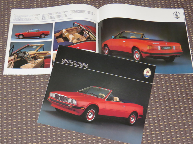 1989 Maserati Spyder esite - KUIN UUSI