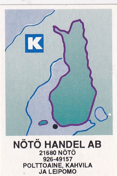 Nötö, Handel Ab, Kesko,Kartta  1/15