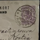 Postiljoonivaunuleima Rauma-Peipohja ehiöllä 1924 - pikkukuva 2