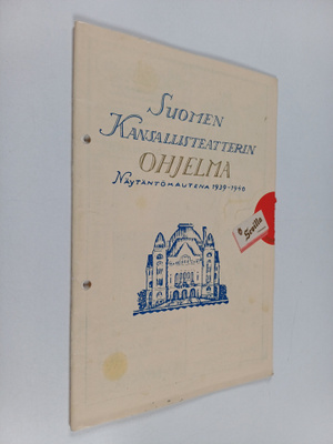 Suomen kansallisteatterin ohjelma näytäntökautena 1939-1940