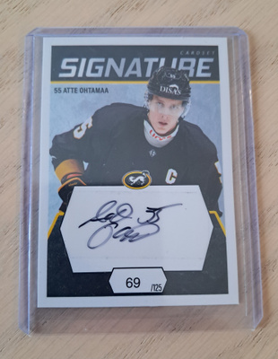 2021–22 Cardset Signature Atte Ohtamaa 69/125