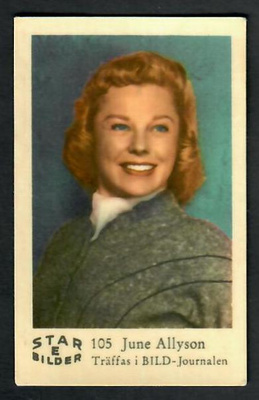 Keräilykuva - June Allyson Star E Bilder 105
