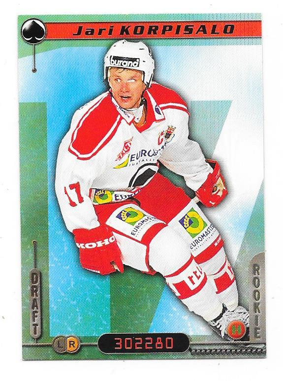 2000-01 CardSet #226 Jari Korpisalo Ässät