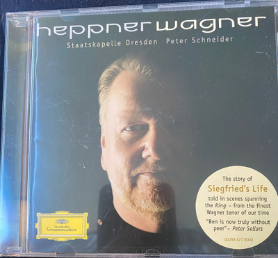 Ben Heppner: Wagner - ”Siegfridin elämä” cd