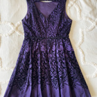 * OASIS tummanvioletti MEKKO mustalla kuvioilla * koko 38 * - pikkukuva 2