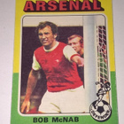 PELAAJAKORTTI JALKAPALLO BOB McNAB ARSENAL 136 - pikkukuva 1