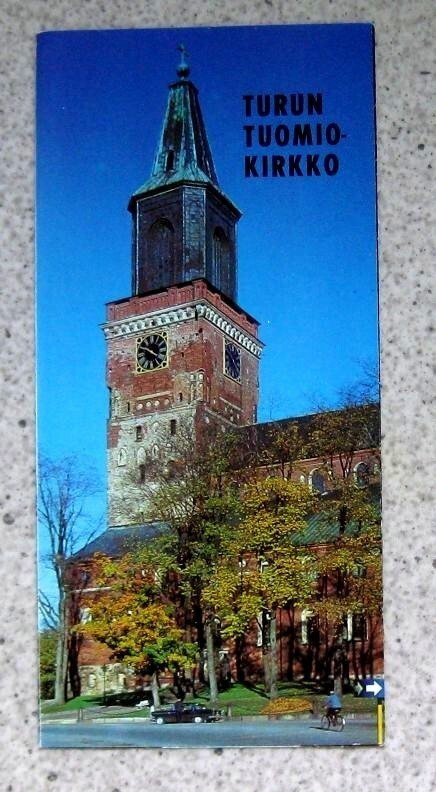 Turun Tuomiokirkko esite 1970 luvulla