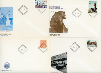 FDC 1973 kaikki 20 FDC kuorta