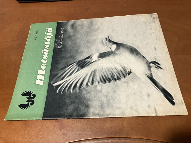 SUOMEN METSÄSTÄJÄ LEHTI 3/1966 HYVÄ