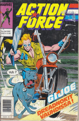 Action Force 4/1990 Dreadnokit vauhdissa!