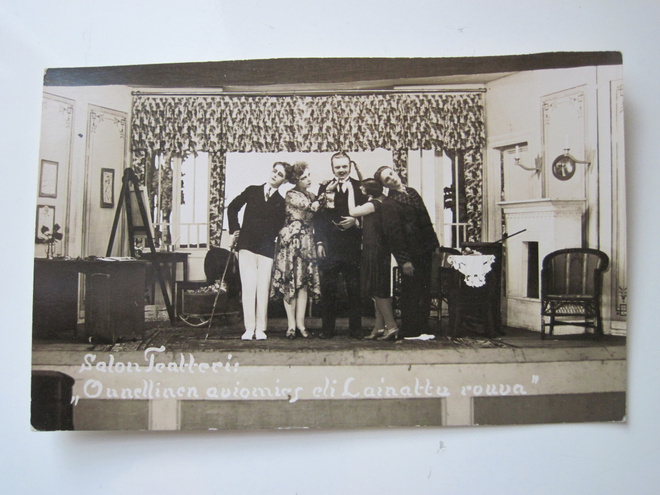 VANHA Valokuva Salo Teatteri 1920-luku