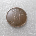5 penniä 1905 kulkematon , hieman patinoitunut hieno raha. - pikkukuva 2