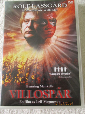 WALLANDER - VILLOSPÅR (DVD) Rolf Lassgård