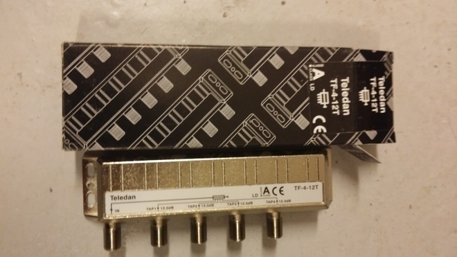 Antennihaaroitin Teledan TF-4-12 jako 4n.