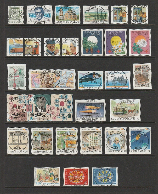 Vuoden 1988 merkit loistoleimattuina.