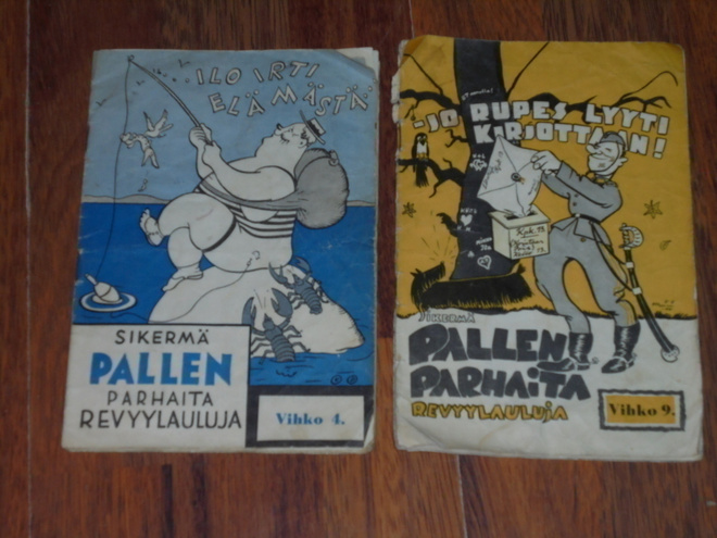 Lauluvihko - Sikermä Pallen Parhaita Revyylauluja 1939 & -40