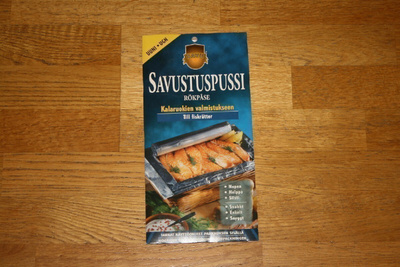UUSI Savu Savustuspussi kalaruokien valmistukseen uunissa