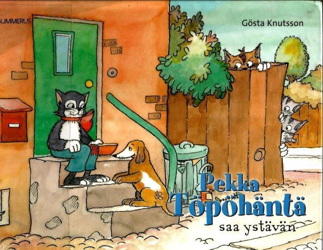GÖSTA KNUTSSON Pekka Töpöhäntä saa ystävän