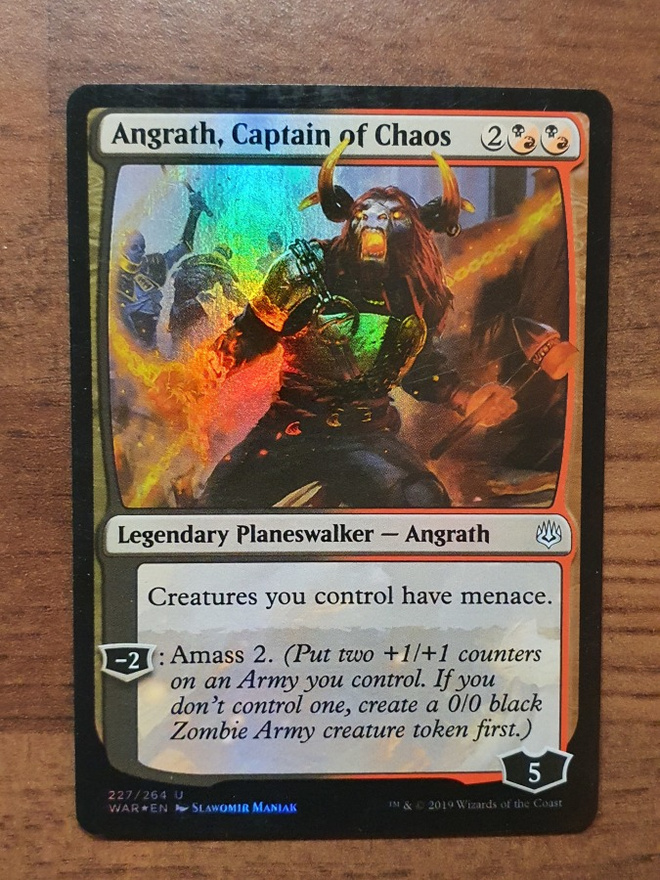 Magic the Gathering Angrath, Captain of Chaos