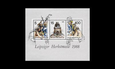 DDR 3193-5BL95 ** Leipzigin syysmessut (1988)