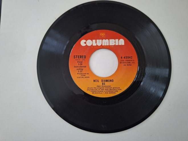 NEIL DIAMOND - BE  7 " Vinyyli Sinkku