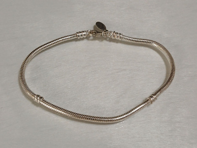 23cm Hopea Pandora Moments käärme rannekoru 925