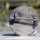 Fazer Hopeinen merkki 5 leimalla. Halkaisija - 17 mm. - pikkukuva 3