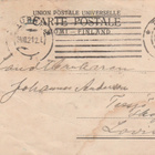 Postikortti, Joulukortti, vanha vuodelta 1921 Turku Loviisa - pikkukuva 2