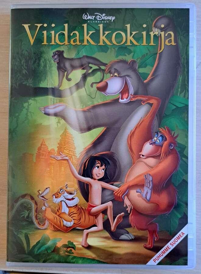 Viidakkokirja DVD