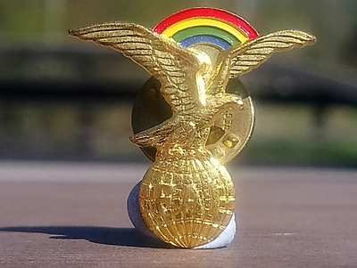 Ilmailu merkki FAI. Halkaisija - 23 mm. Hyväkuntoinen.
