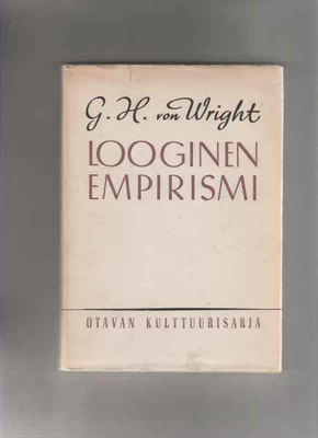 Wright,Georg Henrik von: Looginen empirismi, Otava 1945, skp
