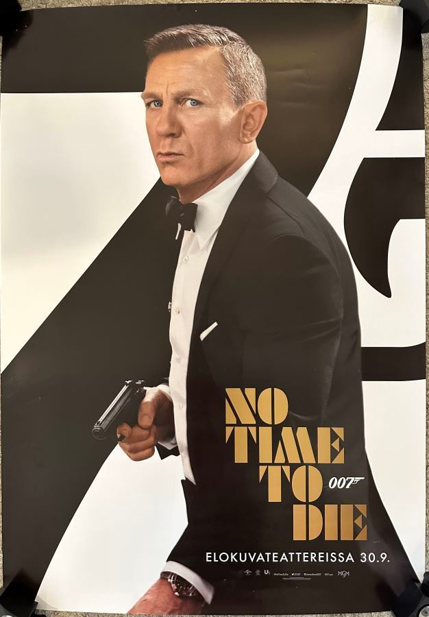 James Bond - No Time to Die elokuvajuliste