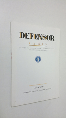 Defensor Legis N:o 6/2009