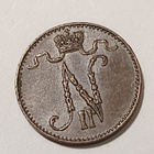 *Suomi * 1 penni *1895 *Nikolai II Copper/Kupari *1++ - pikkukuva 2