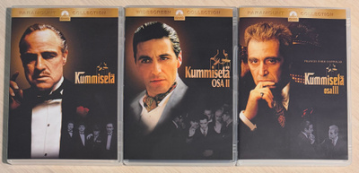 Francis Ford Coppola: KUMMISETÄ Trilogia (1972-1990) 4DVD