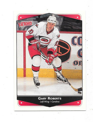 2000-01 UD Victory #58 Gary Roberts , Carolina Hurricanes