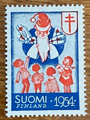 JOULUMERKKI JOULUPUKKI ll 1954**