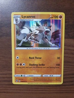 Pokemon Lycanroc 030/073 Holo Rare