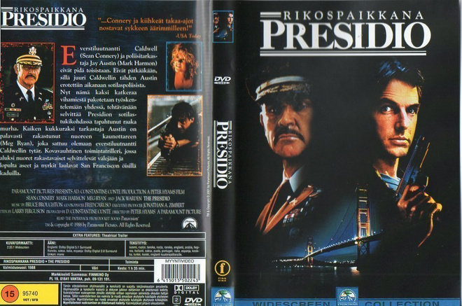 RIKOSPAIKKANA PRESIDIO	(16 678)	-FI-	DVD		sean connery	1988