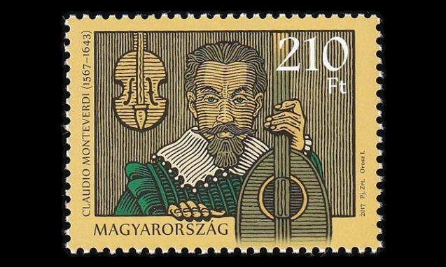 Unkari 5878 ** Säveltäjä Claudio Monteverdi (2017)