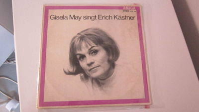 Gisela May LP 1974 Gisela May Singt Erich Kästner