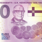 *NOLLA-EURO*2021*SUOMEN 8. PRESIDENTTI*KEKKONEN* - pikkukuva 1