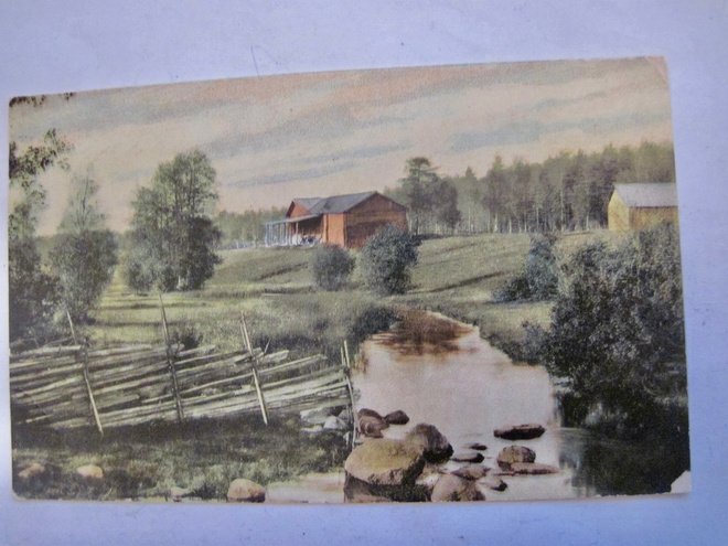 VANHA Postikortti Halila Uusikirkko Luov. Alue 1900-l