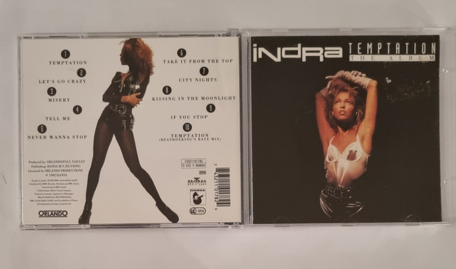 INDRA: TEMPTATION - THE ALBUM CD