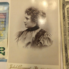 VANHA Kabinetti Valokuva Taidemaalari Hilda Flodin 1900-l - pikkukuva 1